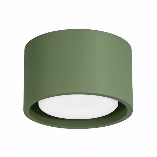 Deckenleuchte Aluminium Olivgrün GX53 Ø10 cm modern
