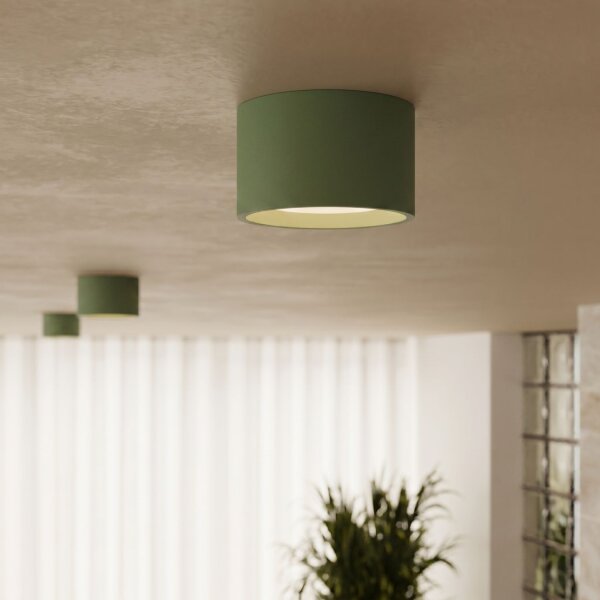 Deckenleuchte Aluminium Olivgrün GX53 Ø10 cm modern