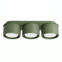 Deckenlampe 3-flammig Aluminium Olivgrün GX53 L:32,4 cm