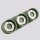 Deckenlampe 3-flammig Aluminium Olivgrün GX53 L:32,4 cm