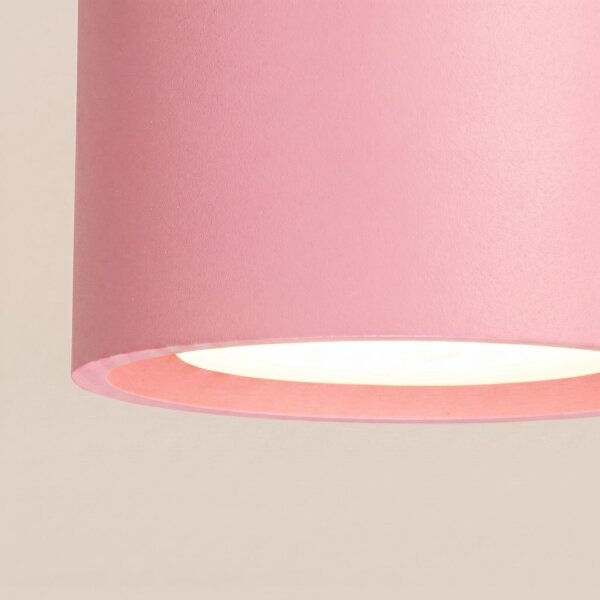 Deckenlampe 3-flammig Aluminium Rosa GX53 L:32,4 cm