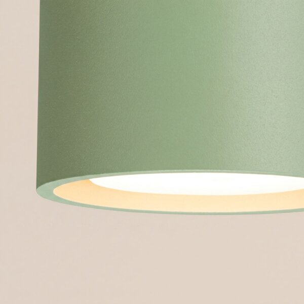 Deckenlampe 2-flammig Aluminium Salbei GX53 L:21 cm