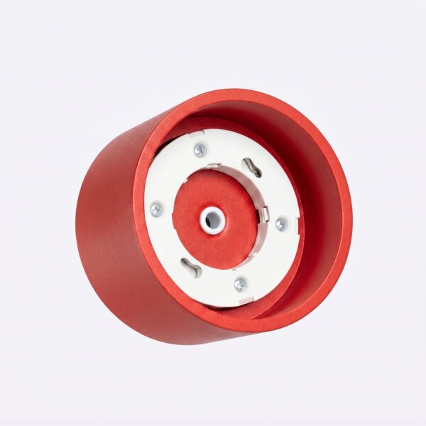 Deckenleuchte Aluminium Rot GX53 Ø10 cm schlicht