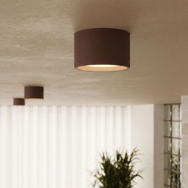 Deckenlampe Aluminium Braun GX53 Ø10 cm modern