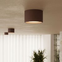Deckenlampe Aluminium Braun GX53 Ø10 cm modern