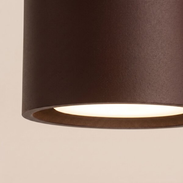 Deckenlampe 3-flammig Aluminium Braun GX53 L:32,4 cm