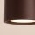 Deckenlampe 3-flammig Aluminium Braun GX53 L:32,4 cm