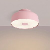 Deckenleuchte Stahl Rosa E27 Ø30 cm blendarm rund