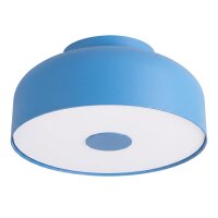Deckenlampe Stahl Hellblau E27 &Oslash;30 cm blendarm