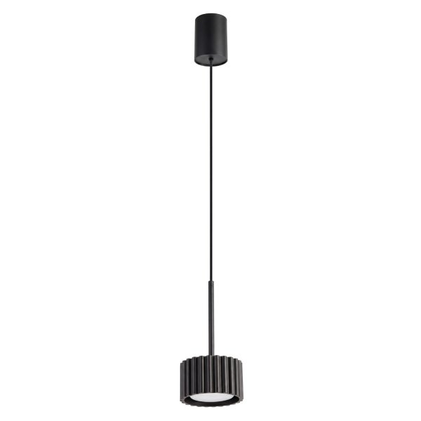 Pendelleuchte Aluminium Schwarz GX53 Ø10 cm schlicht