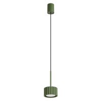H&auml;ngelampe Aluminium Olivgr&uuml;n GX53 &Oslash;10...