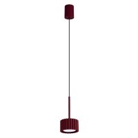 Pendelleuchte Aluminium Burgund GX53 &Oslash;10 cm rund