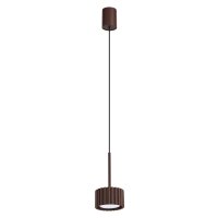 Pendelleuchte Aluminium Braun GX53 &Oslash;10 cm schlicht