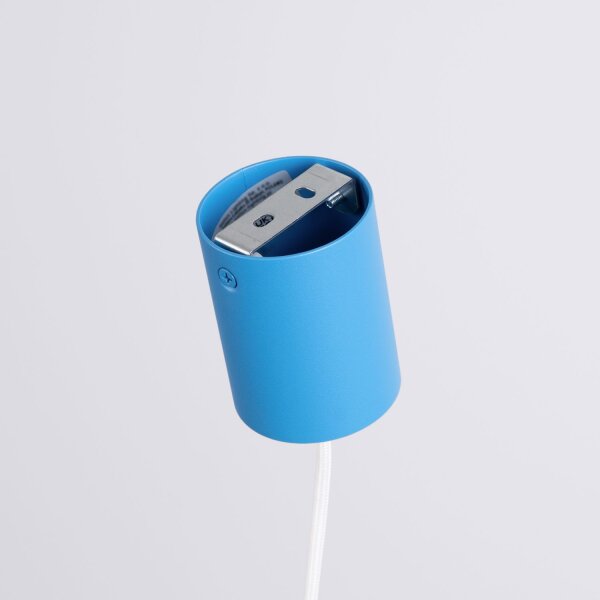 Hängelampe Aluminium Hellblau GX53 Ø10 cm rund