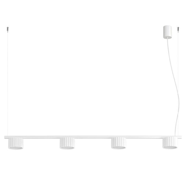 Pendelleuchte Aluminium GX53 4-flammig L:122 cm