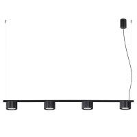 Pendelleuchte Aluminium Schwarz GX53 L:122 cm