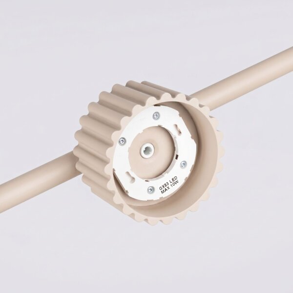 Hängelampe Aluminium Beige GX53 L:122 cm modern