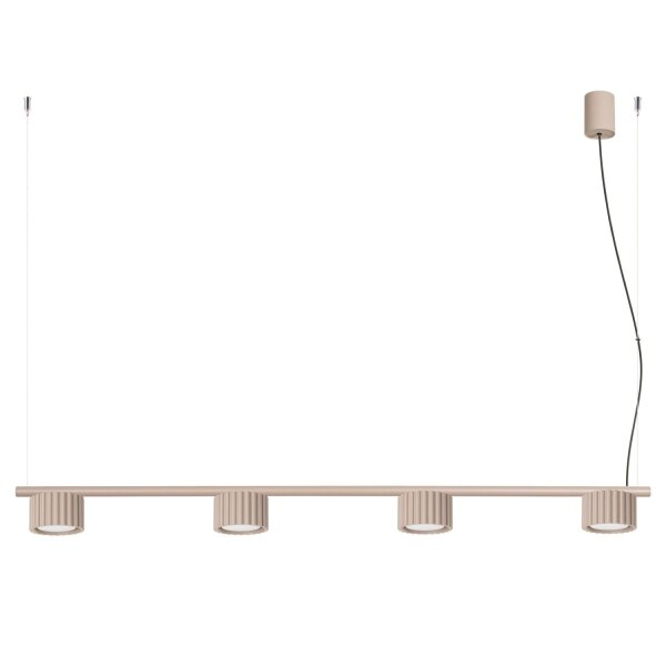 Pendelleuchte Aluminium Taupe GX53 L:122 cm modern