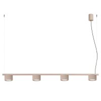 Pendelleuchte Aluminium Taupe GX53 L:122 cm modern