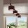 Pendelleuchte Aluminium Burgund GX53 L:122 cm