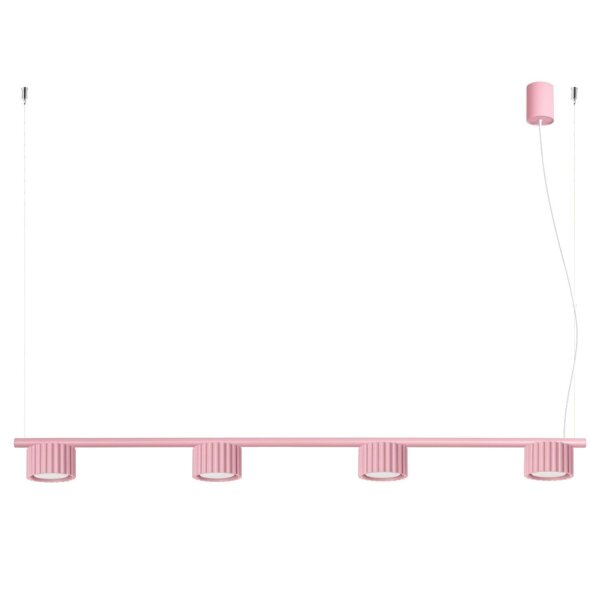 Pendelleuchte Aluminium Rosa GX53 L:122 cm modern