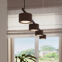 Hängelampe Aluminium Braun GX53 L:122 cm modern