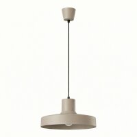 Pendelleuchte Stahl Taupe E27 &Oslash;35 cm modern rund