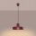 Pendelleuchte Stahl Burgund E27 Ø35 cm modern