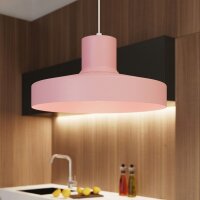 Pendelleuchte Stahl Rosa E27 Ø35 cm modern rund