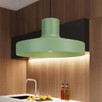 Hängelampe Stahl Salbei E27 Ø35 cm modern rund