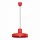 Pendelleuchte Stahl Rot E27 Ø35 cm modern rund