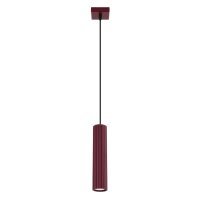 Pendelleuchte Aluminium Burgund GU10 Ø6,5 cm rund