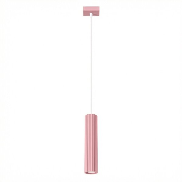 Hängelampe Aluminium Rosa GU10 Ø6,5 cm schmal