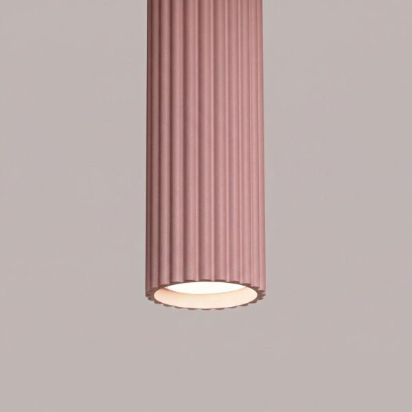 Hängelampe Aluminium Rosa GU10 Ø6,5 cm schmal