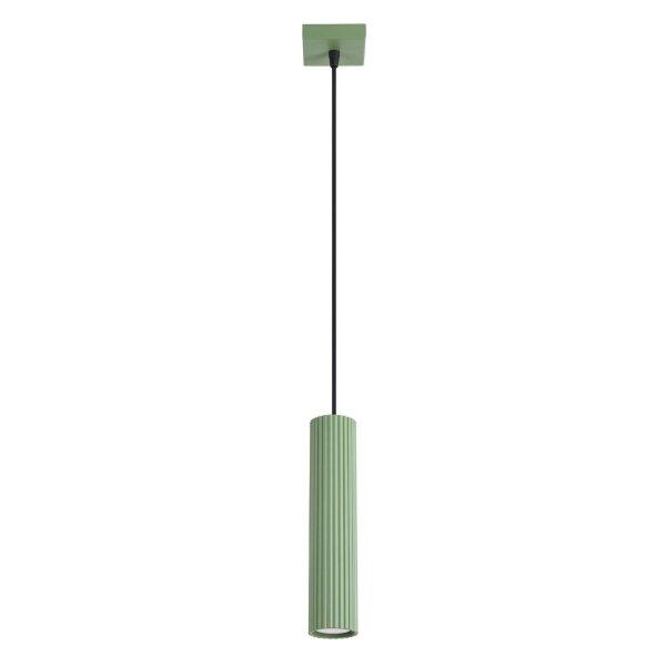 Pendelleuchte Aluminium Salbei GU10 Ø6,5 cm rund