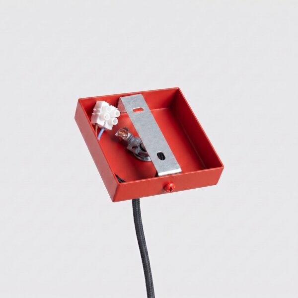 Pendelleuchte Aluminium Rot GU10 Ø6,5 cm modern