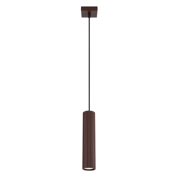 Pendelleuchte Aluminium Braun GU10 Ø6,5 cm modern