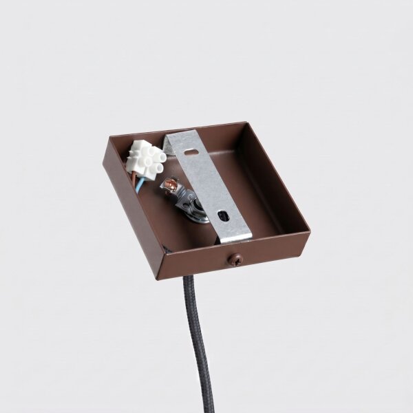 Pendelleuchte Aluminium Braun GU10 Ø6,5 cm modern