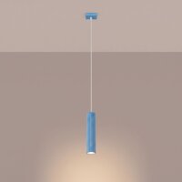 Pendelleuchte Aluminium Hellblau GU10 Ø6,5 cm