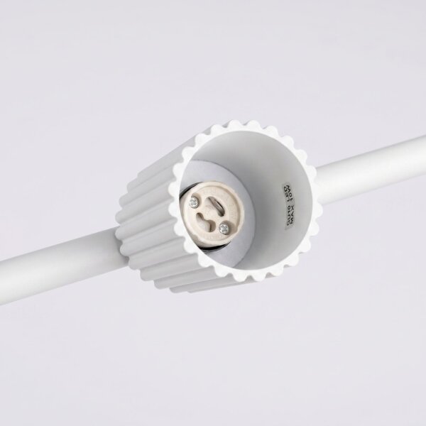 Pendelleuchte 4-flammig Aluminium GU10 L:122 cm