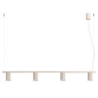 Pendelleuchte Aluminium 4-flammig GX53 L:122 cm