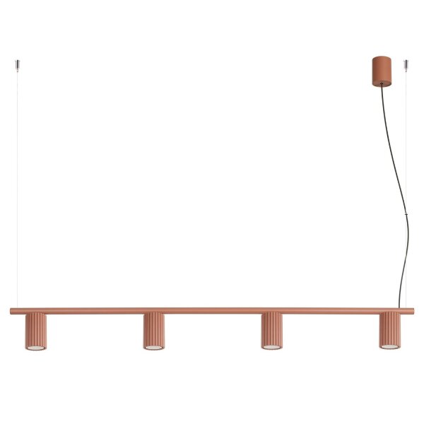 Pendelleuchte 4-flammig Aluminium GX53 L:122 cm modern