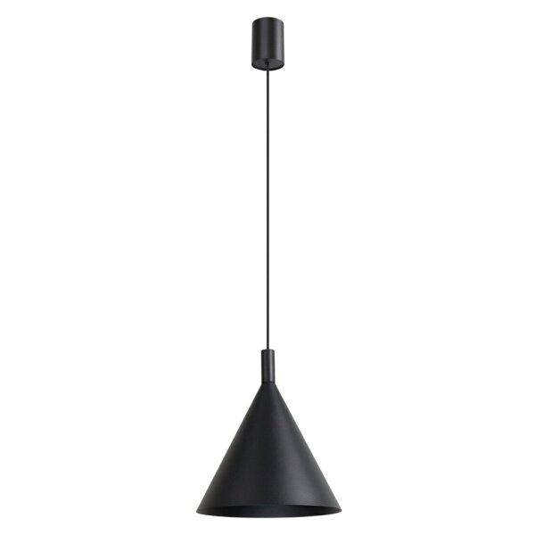 Pendelleuchte Stahl Schwarz E27 Ø24,5 cm rund