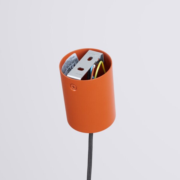 Pendelleuchte Stahl Ocker E27 Ø24,5 cm modern