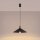 Hängelampe Stahl Schwarz E27 Ø40 cm modern rund
