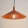 Hängelampe Stahl Ocker E27 Ø40 cm modern rund