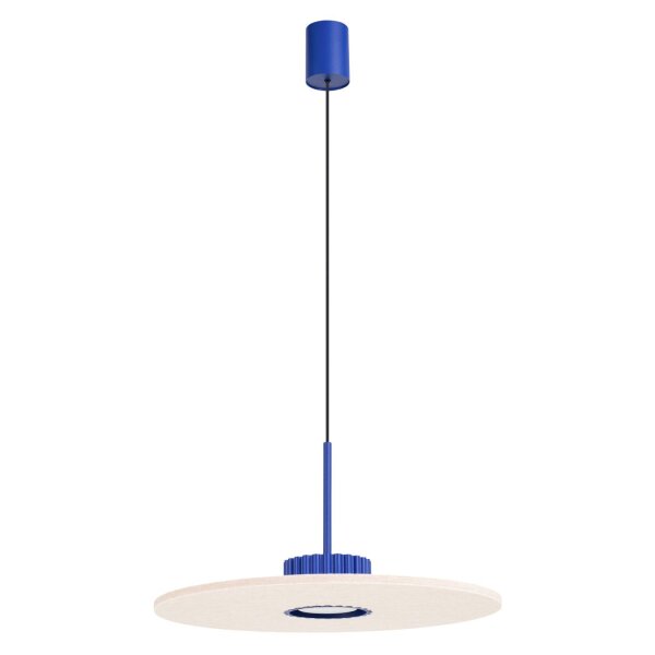 Pendelleuchte Filz Ultramarin Beige GX53 Ø40 cm rund