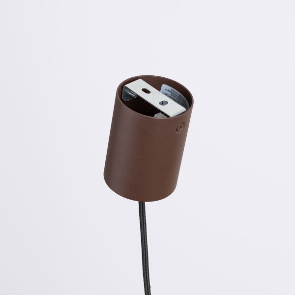 Pendelleuchte Filz Beige Braun GX53 Ø40 cm rund