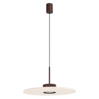 Pendelleuchte Filz Beige Braun GX53 &Oslash;40 cm rund