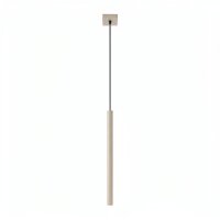 H&auml;ngelampe Stahl Taupe G9 &Oslash;3,5 cm modern rund